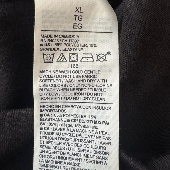 2/$13🍁Old Navy Women's Black High-Waisted Leggings - Picture 3 of 4